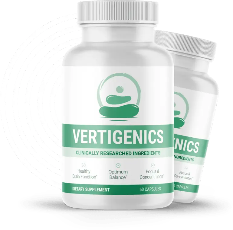Vertigenics 2-bottle pack for balance and cognitive support