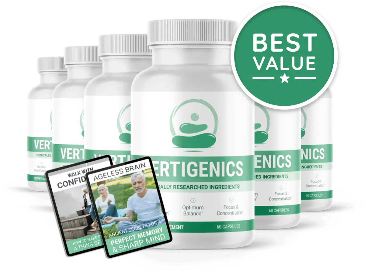 Vertigenics 6-bottle pack with maximum discount